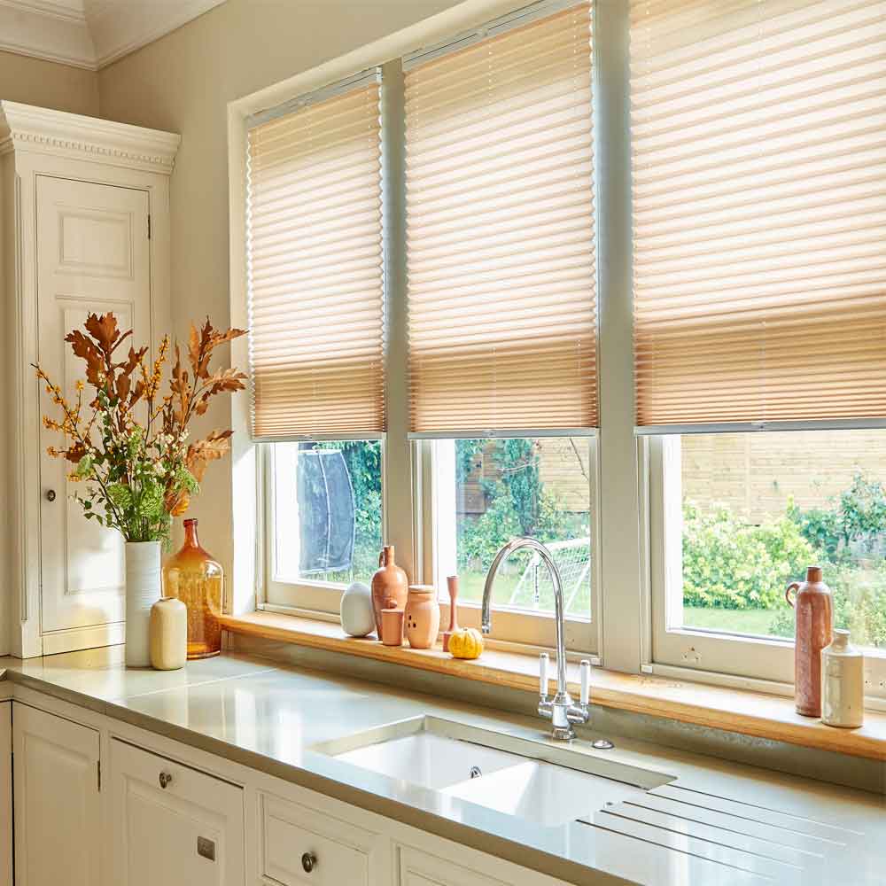 Pleated blinds in Darlington